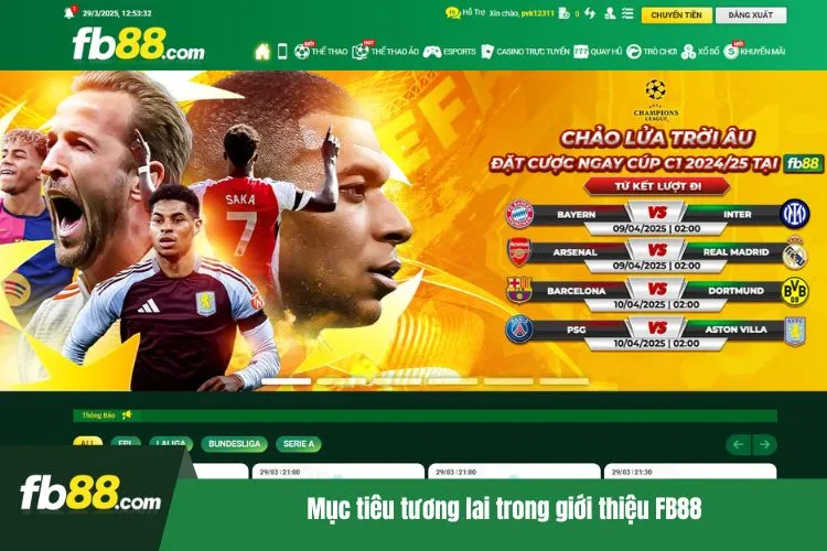 Mục tiêu tương lai trong giới thiệu FB88