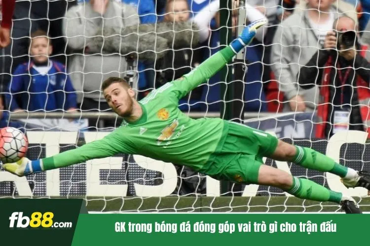 GK trong bóng đá đóng góp vai trò gì cho trận đấu